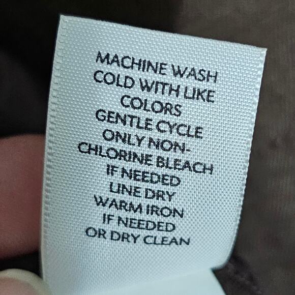 J. Jill Wide Leg Pants Women's Size 14 Silk/Linen Pockets Professional Neutral - Picture 7 of 8